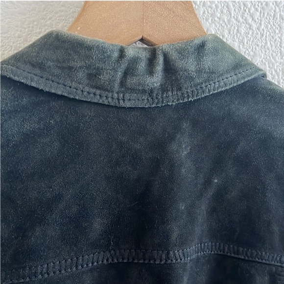 SOLD // All Saints suede leather jacket - Picture 9 of 10